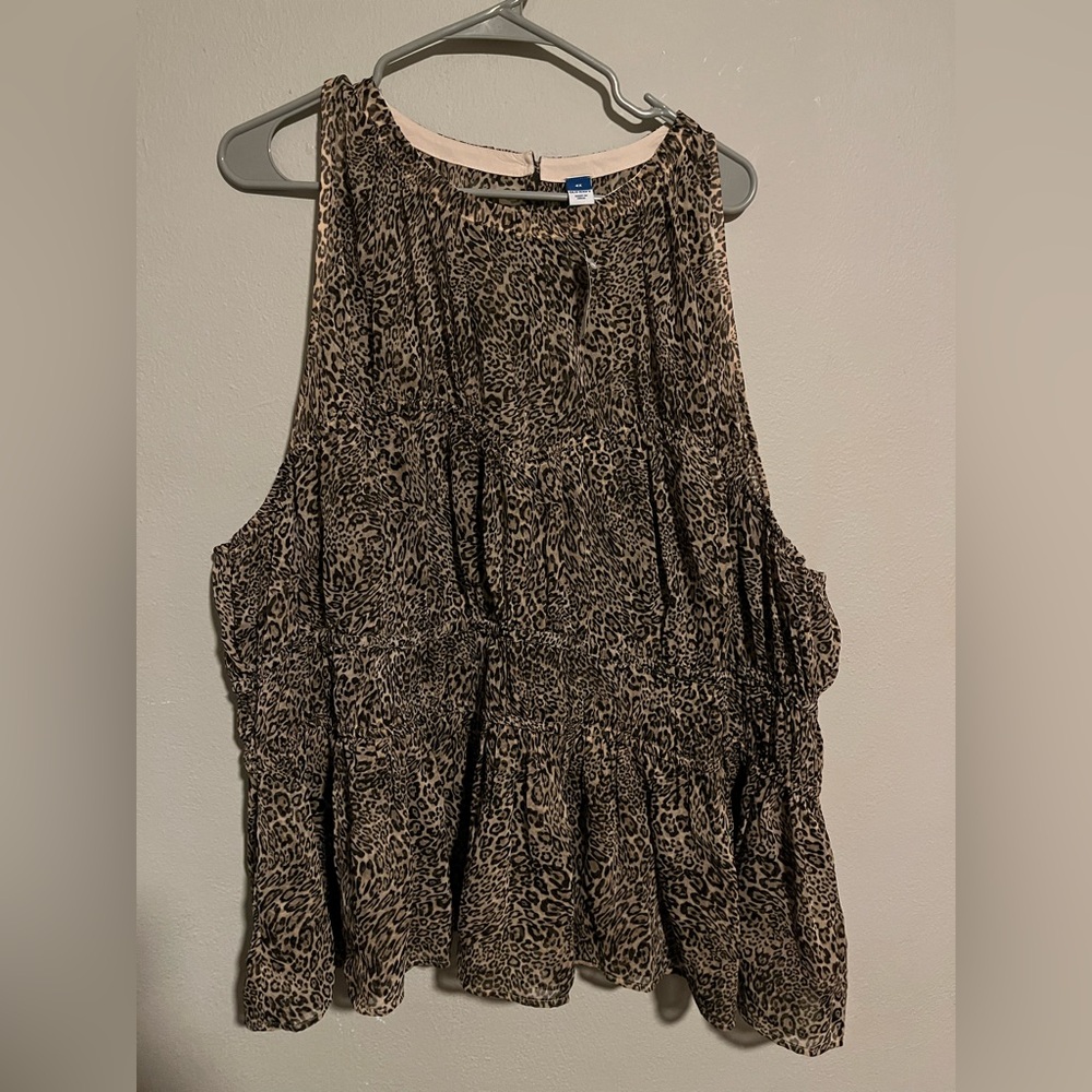 Old Navy Animal Print Tank Top